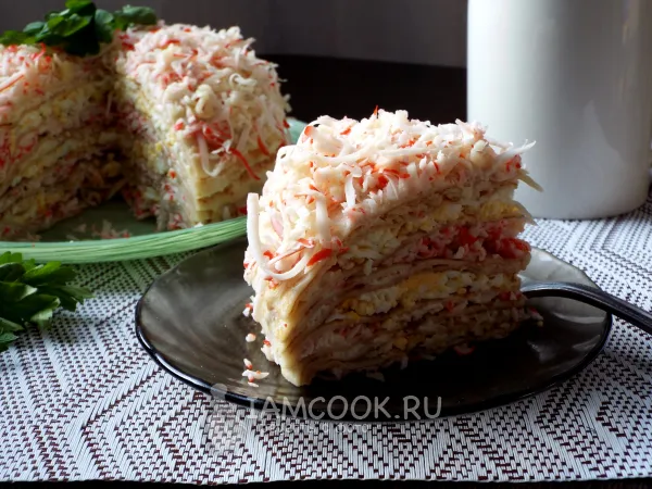Фото блюда: Крабовый торт