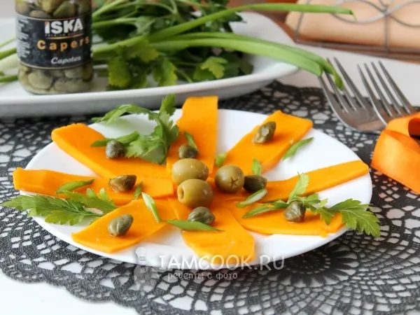 Фото блюда: Карпаччо из тыквы