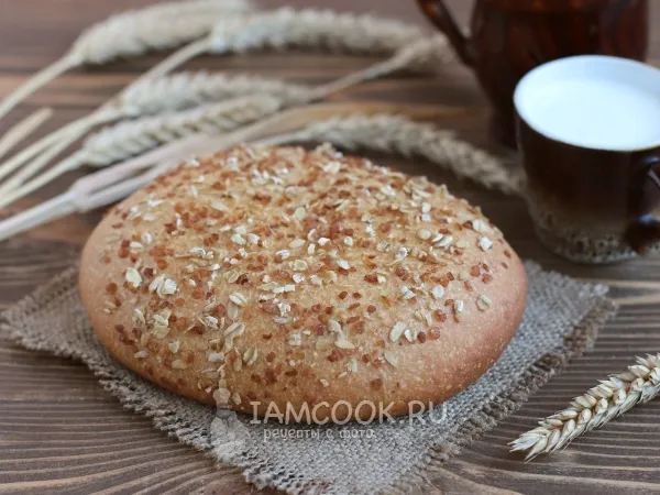 Фото блюда: Хлеб на кефире в мультиварке