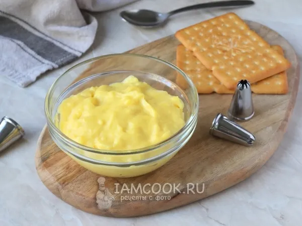 Фото блюда: Заварной крем в микроволновке