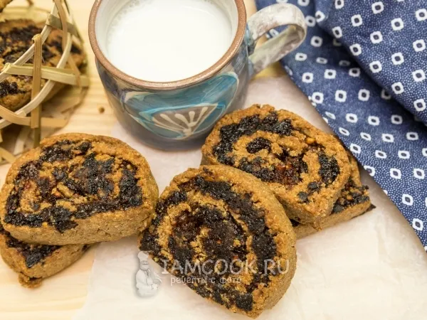 Фото блюда: Постное ржаное печенье