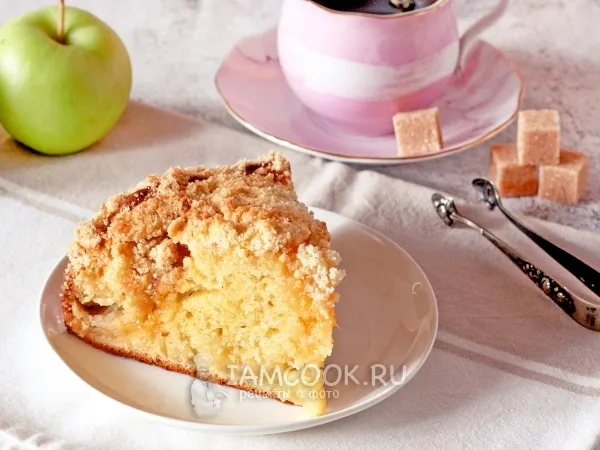 Фото блюда: Немецкий яблочный пирог со штрейзелем
