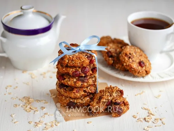Фото блюда: Овсяное печенье с бананом