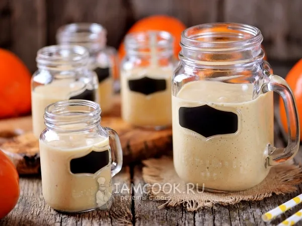 Фото блюда: Смузи из хурмы с бананом