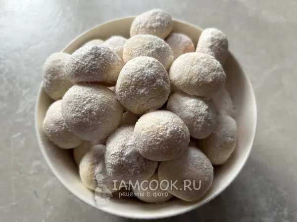 Фото блюда: Печенье в сахарной пудре (песочное)