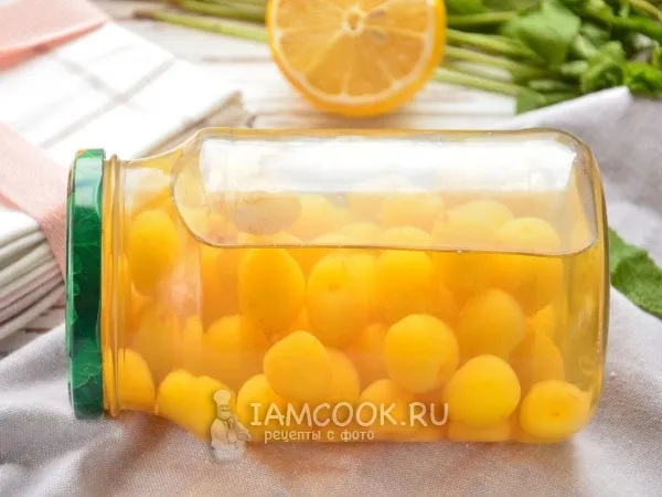 Фото блюда: Компот из белой черешни на зиму