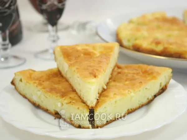 Фото блюда: Ленивые хачапури с брынзой и творогом на сметане