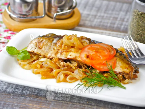 Фото блюда: Скумбрия в соевом соусе в духовке