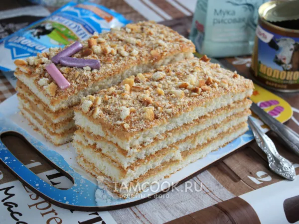 Фото блюда: Торт «Молочная девочка» из рисовой муки