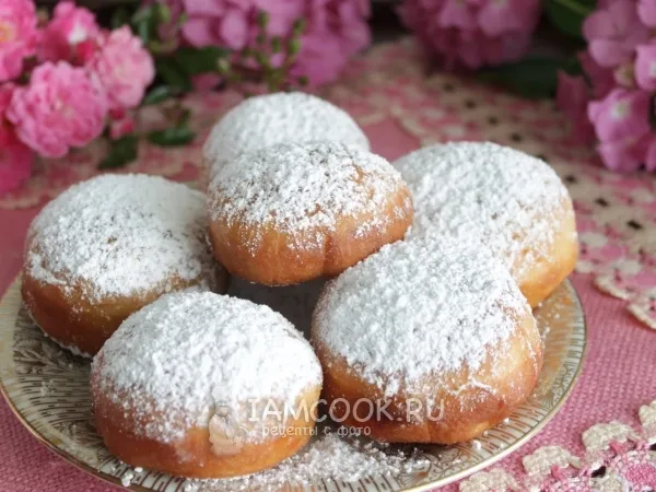 Фото блюда: Немецкие пончики «Берлинеры»