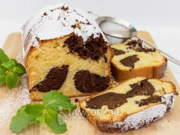 Фото блюда: Апельсиново-шоколадный кекс