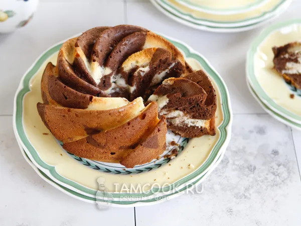 Фото блюда: Кекс «Зебра» в аэрогриле