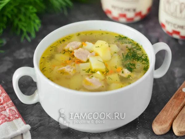 Фото блюда: Суп картофельный с индейкой