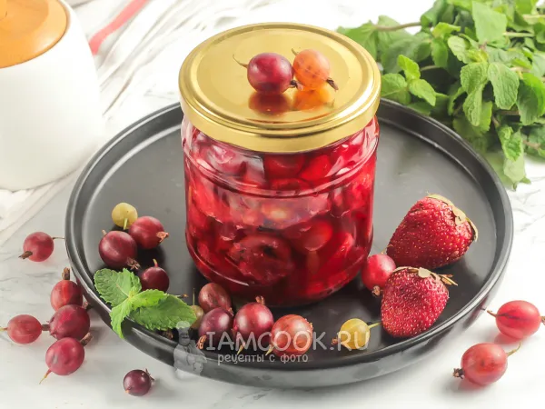 Фото блюда: Варенье из клубники и крыжовника