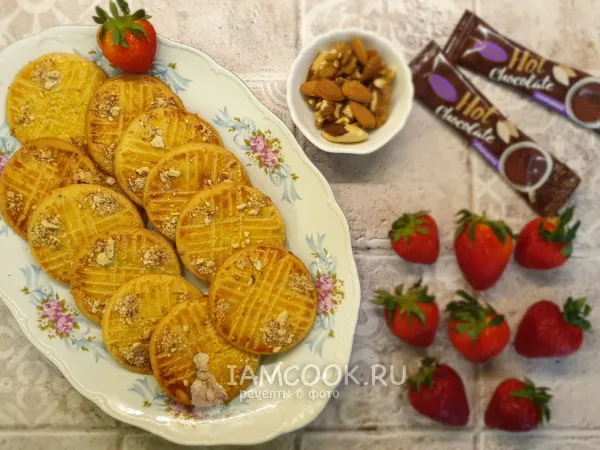 Фото блюда: Песочное печенье с миндалём