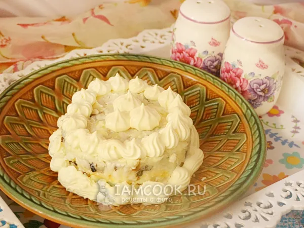 Фото блюда: Салат «Невеста» с копченой курицей