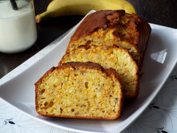 Фото блюда: Морковно-банановый кекс