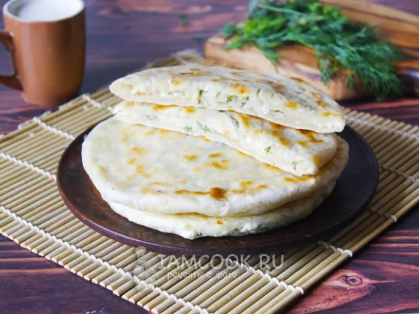 Фото блюда: Катлама с творогом и зеленью