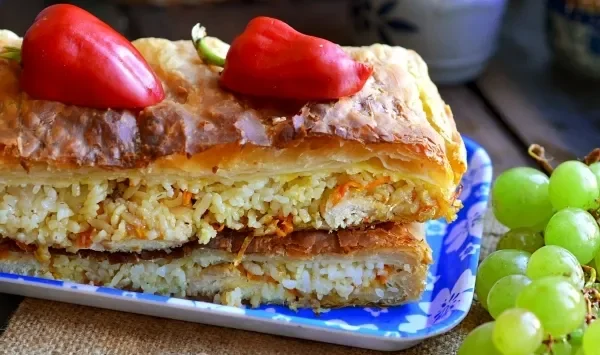 Фото блюда: Пирог с рисом