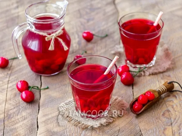 Фото блюда: Компот из замороженной вишни