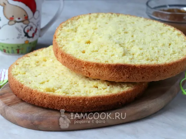 Фото блюда: Кокосовый бисквит