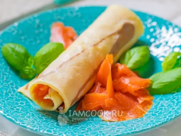 Фото блюда: Блины с рисунком