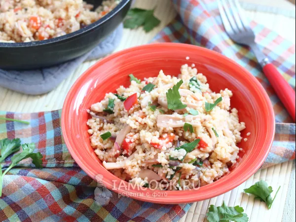 Фото блюда: Кускус с кальмарами