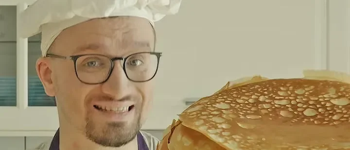 Фото блюда: САМЫЕ ВКУСНЫЕ БЛИНЫ С ЛОПАТЫ!