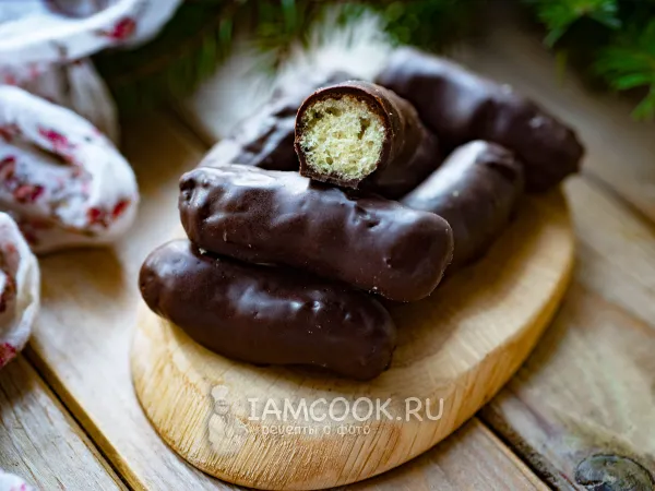 Фото блюда: Кукурузные палочки в шоколаде