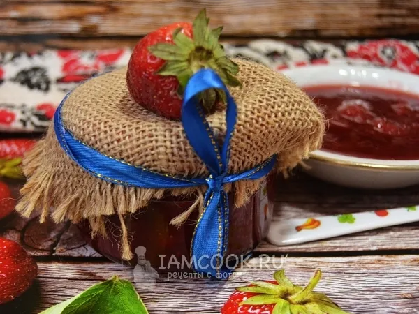 Фото блюда: Клубничный джем в хлебопечке