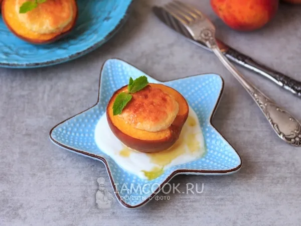 Фото блюда: Запеченные персики