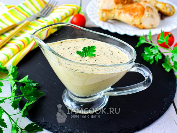 Фото блюда: Маринад для жарки курицы на сковороде с майонезом