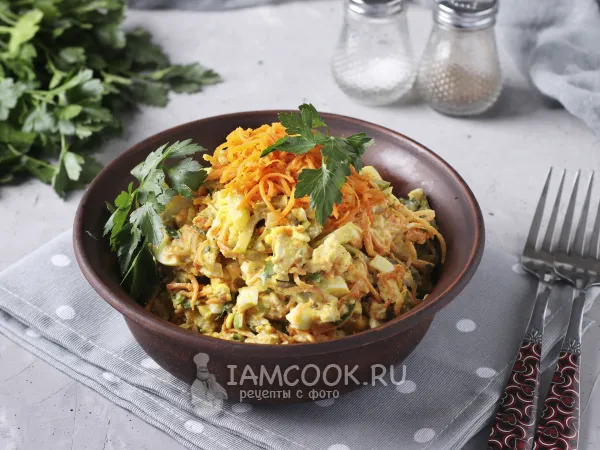 Фото блюда: Салат «Жигулёвский»