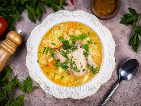 Фото блюда: Куриный суп в афганском казане