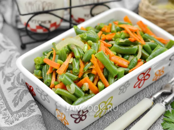 Фото блюда: Гарнир из стручковой фасоли