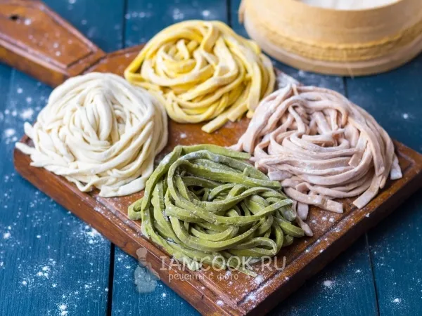 Фото блюда: Домашняя лапша «Удон»