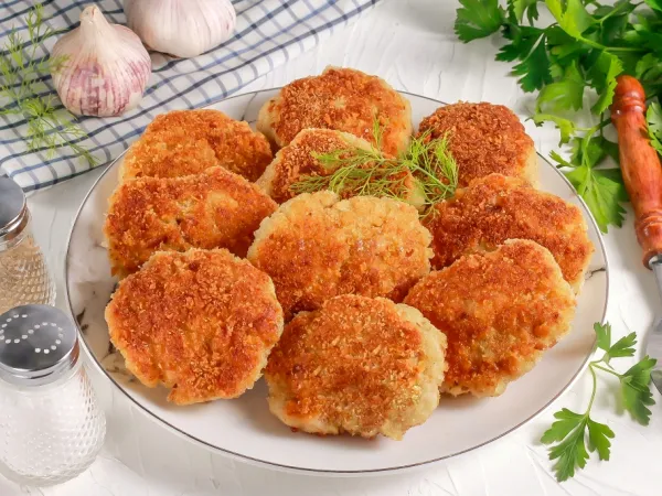Фото блюда: Котлеты куриные без молока