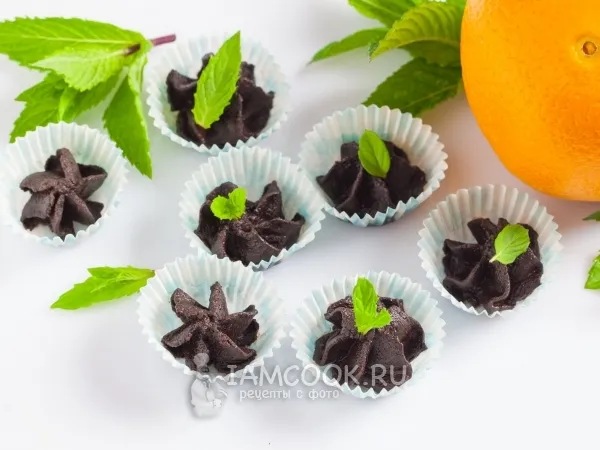 Фото блюда: Апельсиновый ганаш