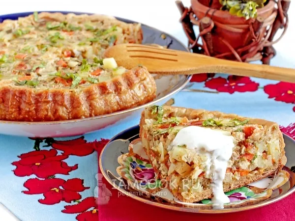 Фото блюда: Жаркое в тесте в духовке