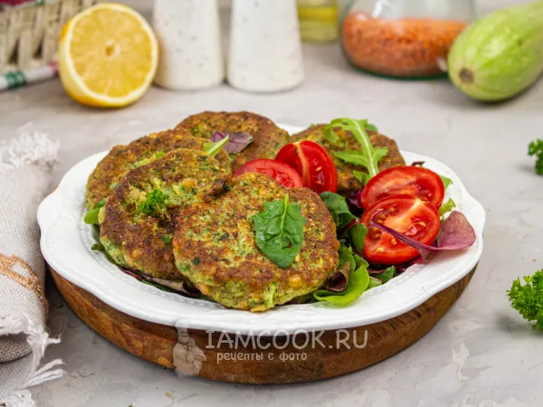Фото блюда: Котлеты из чечевицы и кабачка