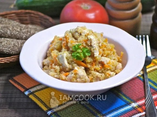 Фото блюда: Киноа с курицей