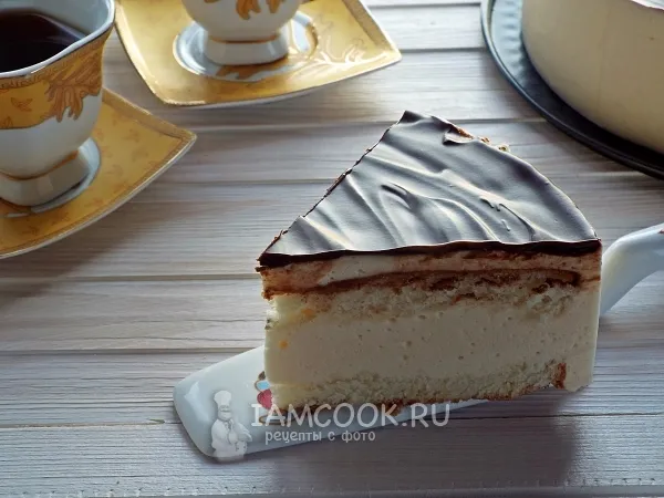 Фото блюда: Торт «Птичье молоко» с желатином