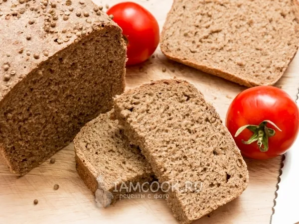 Фото блюда: Классический домашний Бородинский хлеб в духовке