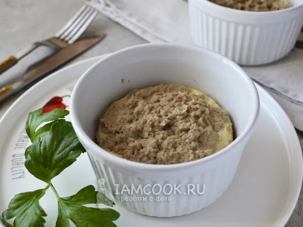 Фото блюда: Суфле из отварной говядины на пару