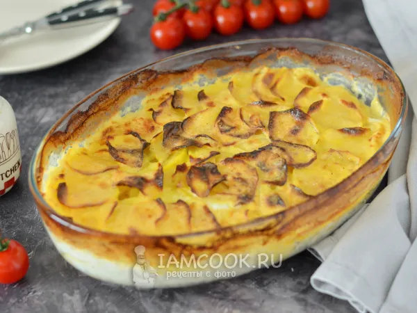 Фото блюда: Гратен с лососем