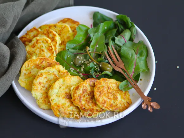 Фото блюда: Постные оладьи из пшенной каши