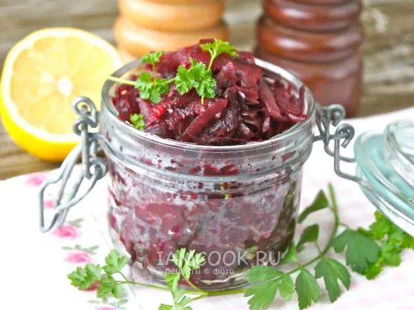 Фото блюда: Цвикли (острая закуска из свеклы)