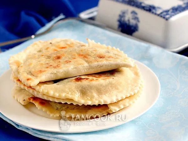 Фото блюда: Кутабы с творогом и зеленью