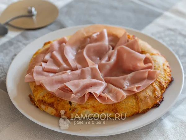 Фото блюда: Пицца с мортаделлой