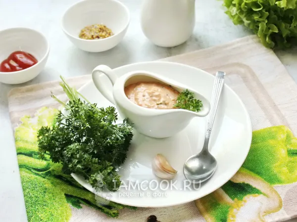 Фото блюда: Соус из кетчупа и горчицы